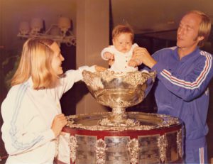 Stan Smith with wife Margie